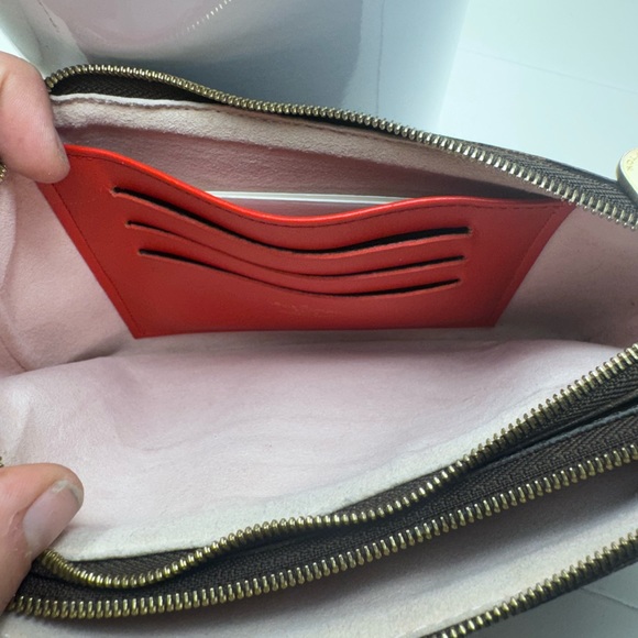 SOLD Louis Vuitton Limited Edition Double Zip Pochette with Monogram Canvas - Picture 6 of 8